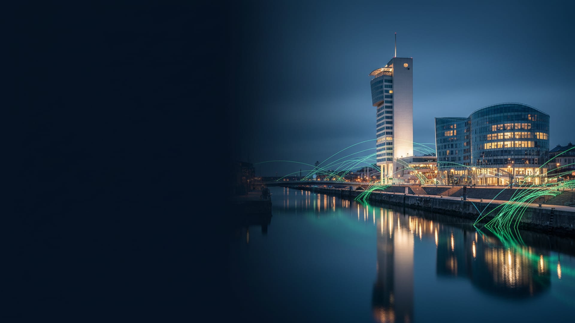 Glasfaserverkabelung und LWL-Spleißarbeiten für Hafenbetriebe in Bremerhaven